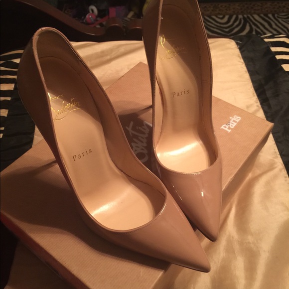 Christian Louboutin Size 38 Nude So Kate Pumps - Picture 2 of 8